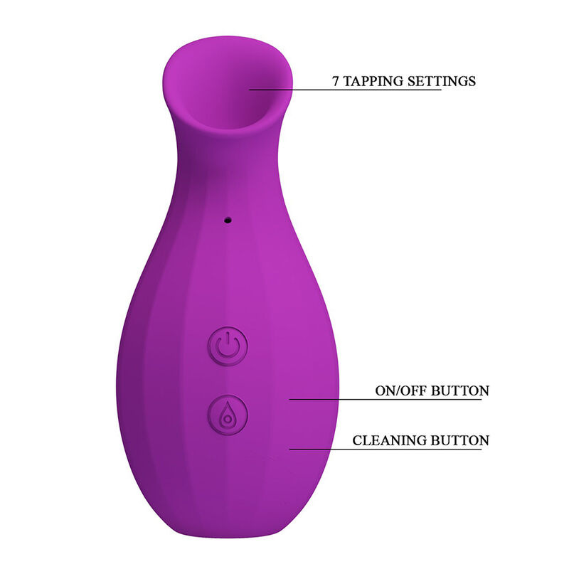 Pretty love - magic bottle rechargeable clitoral suction stimulator purple 10