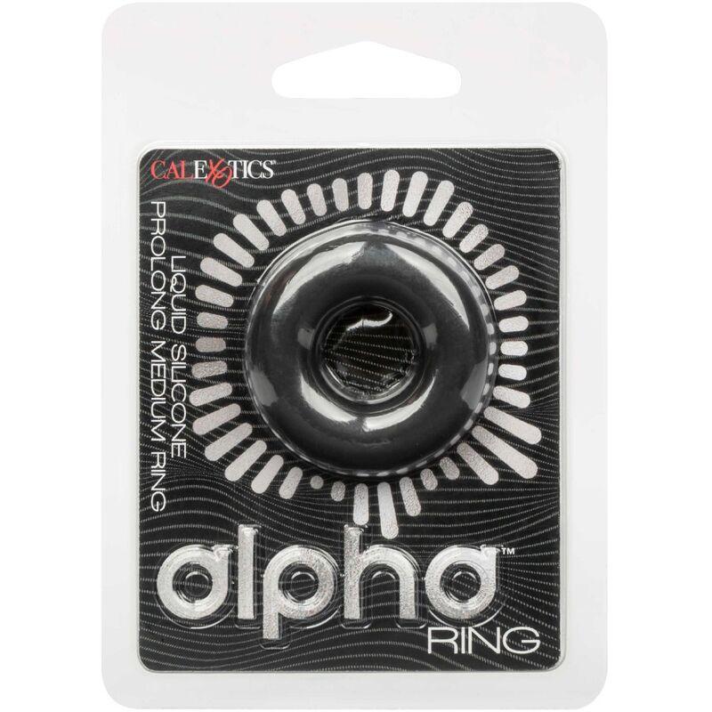 California Exotics - Alpha Prolong Medium Ring Black 1