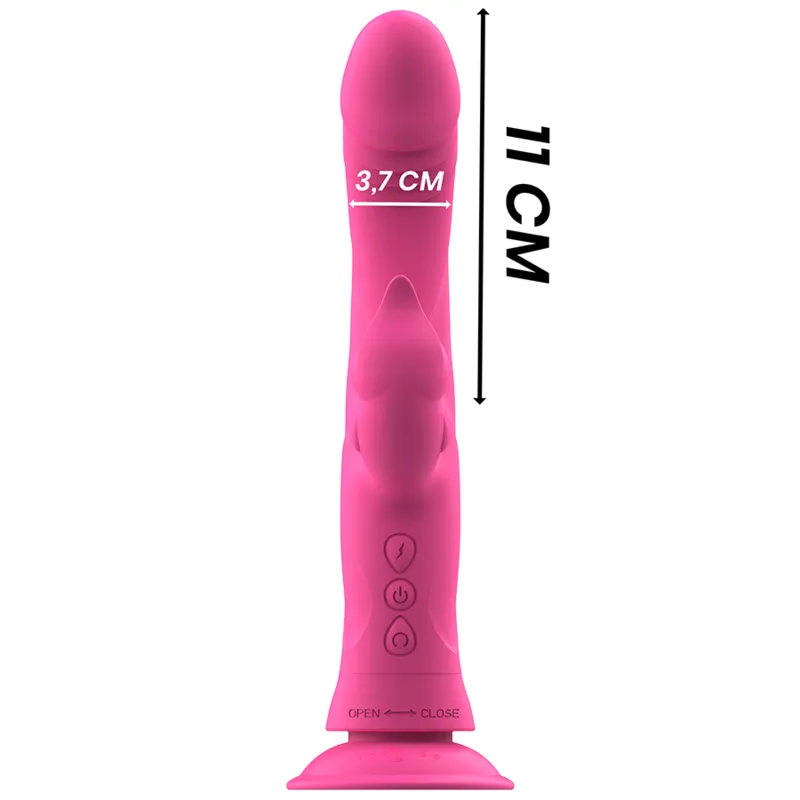 Intense - Julio Vibrator Rabbit Silicone Pink 5