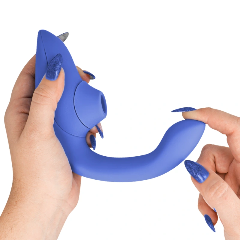 Womanizer - blend rabbit vibrator stimulator vibrant blue 3