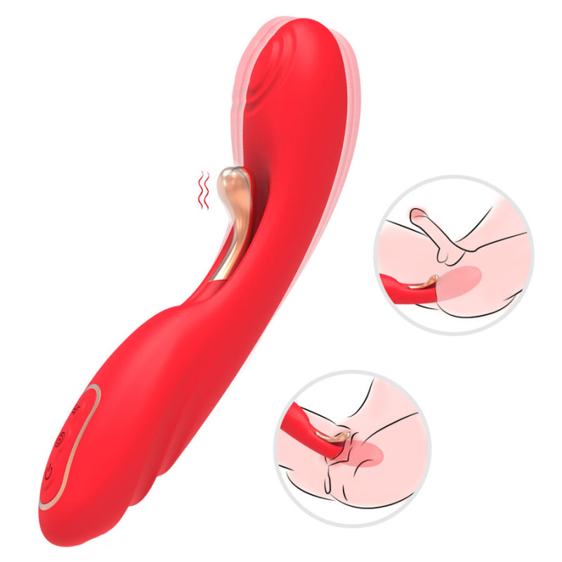 Armony - vibrator with oscillating tongue red 1