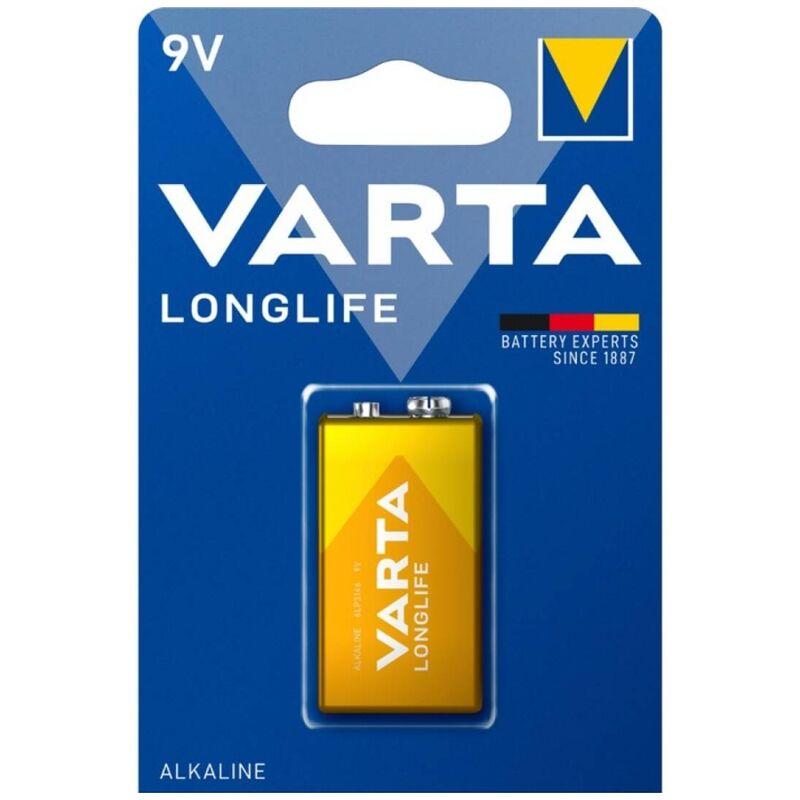 Varta - longlife alkaline battery 9v lr61 blister*1