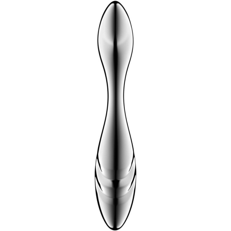 Satisfyer - pure gravity 3 stainless steel double-ended dildo 1