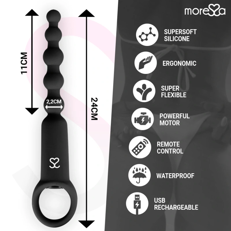 Moressa - ronie remote control black anal pleasure 3