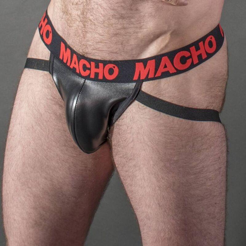 Macho - Mx25rc Jock Red Leather Xl