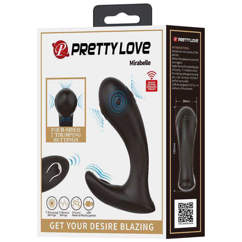 Pretty love - mirabelle prostate vibrator with remote control 8