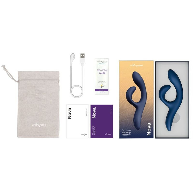 We-vibe - nova 3 rabbit vibrator midnight blue 7