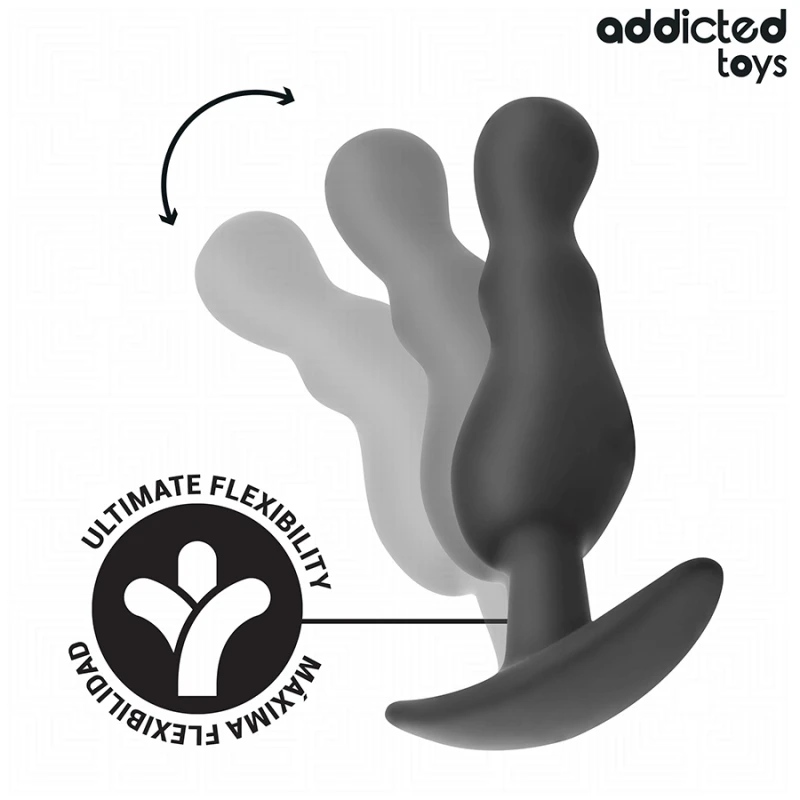 Addicted toys - set of 3 anal plug silicone model 1 4