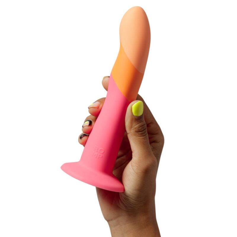 Romp - dizi silicone dildo with suction cup tricolor 18 cm 3