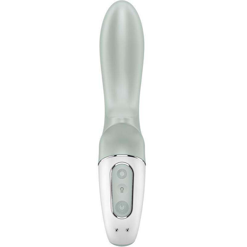 Satisfyer - air pump booty 3 inflatable anal vibrator greygreen 4