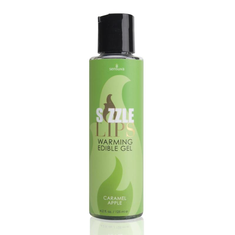 Sensuva - Sizzle Lips Caramel Apple Warming Edible Gel 125 M 1