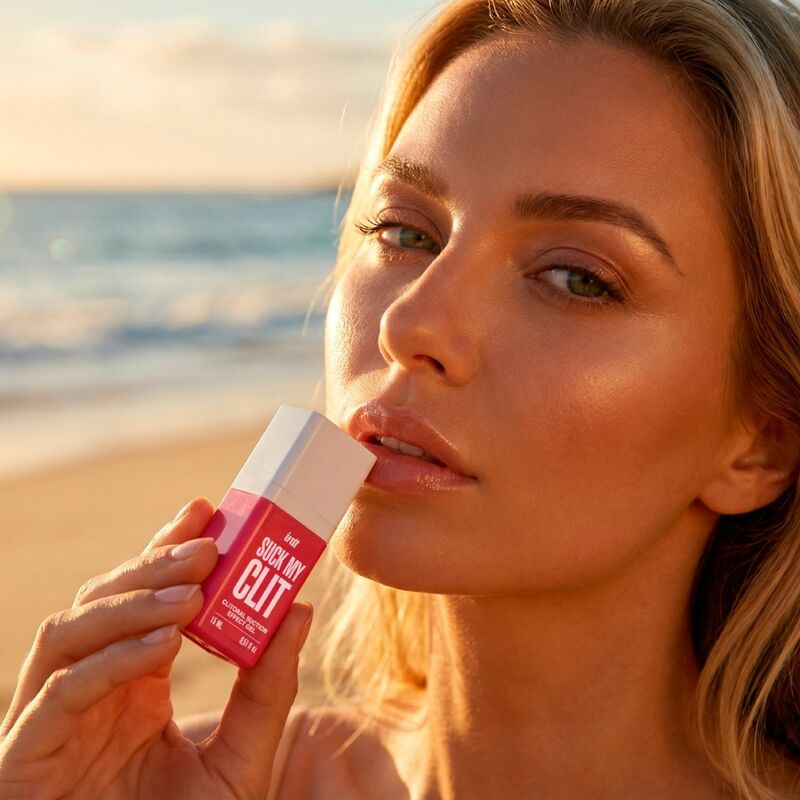 Intt - suck my clit suction effect gel wild strawberry 15 ml 4