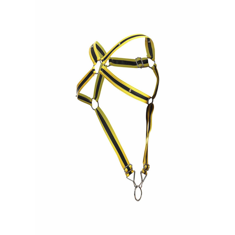Mob - dngeon yellow crossed penis harness one size 5