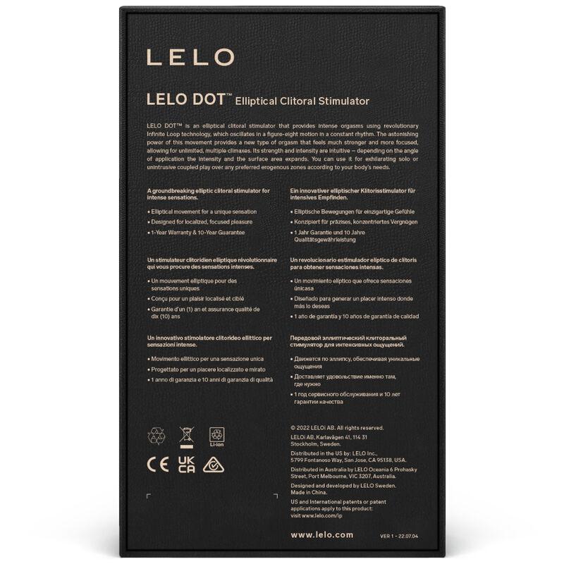 Lelo Dot Clitoral Stimulator - Aqua