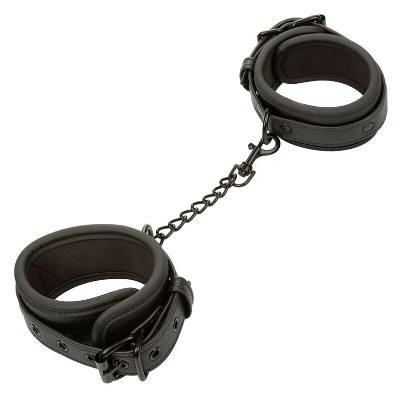 Calexotics - nocturnal ankle cuffs leather adjustable black 1
