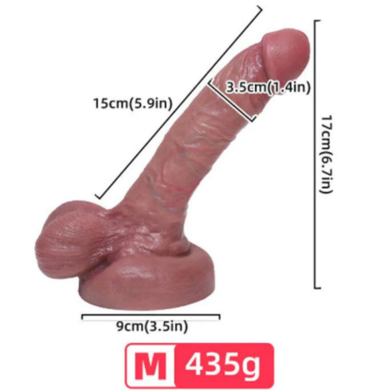 Armony - realistic liquid silicone dildo 15 cm 1
