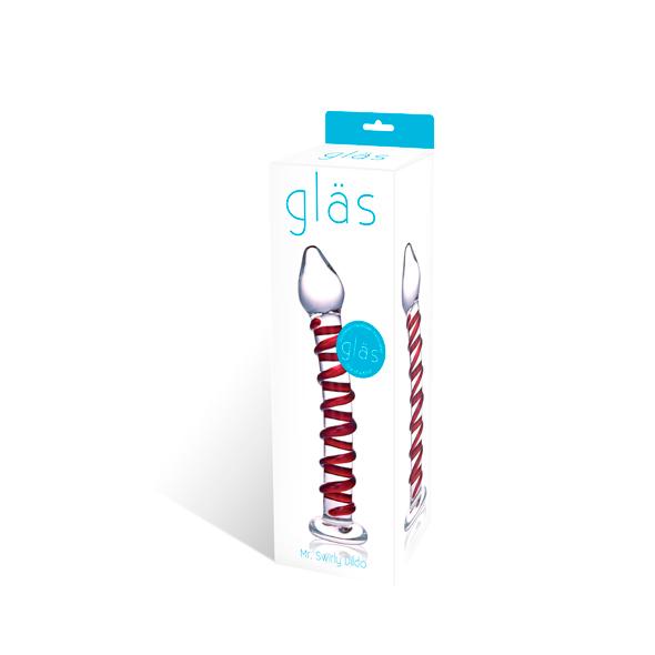 Glas - Mr. Swirly Glass Dildo - Sklenené Dildo