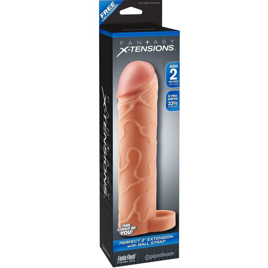 Perfect 2 Extension Ball Strap Skin - Návlek Na Penis