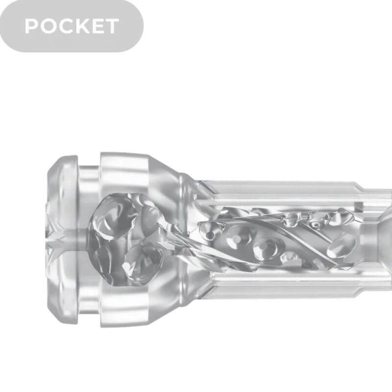 Kiiroo - feel pocket stroker crystal by kiiroo transparent 3