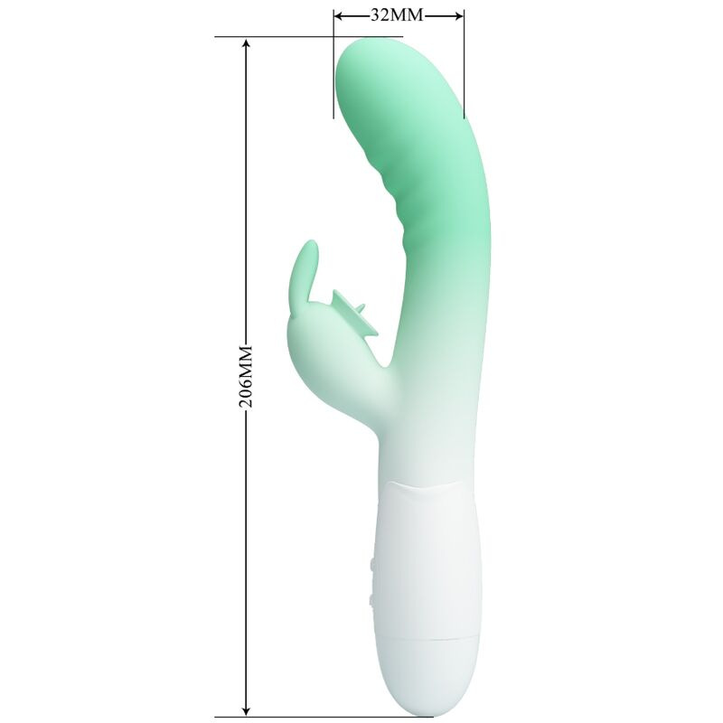 Pretty love - cerberus rabbit vibrator 3o vibrations green 5