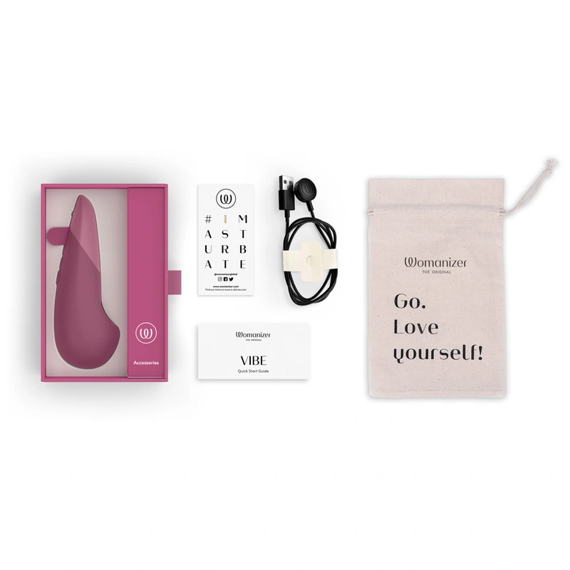 Womanizer - vibe lay-on silent vibrator dusky pink 7
