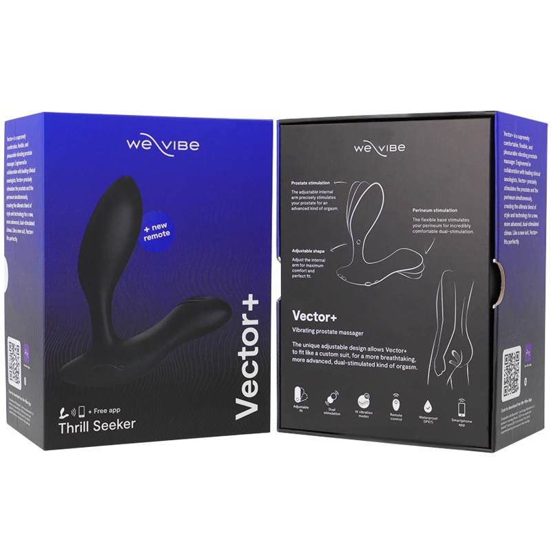 We-vibe - vector+ black prostate massager remote control 17