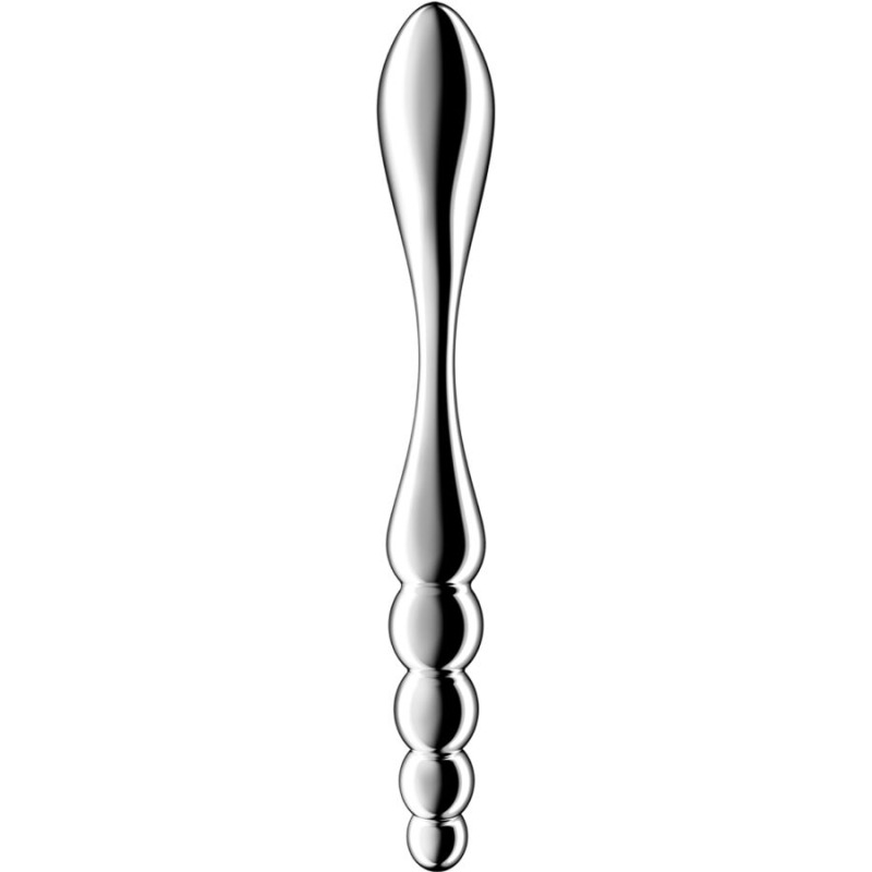 Satisfyer - star force 1 stainless steel double-ended dildo 1