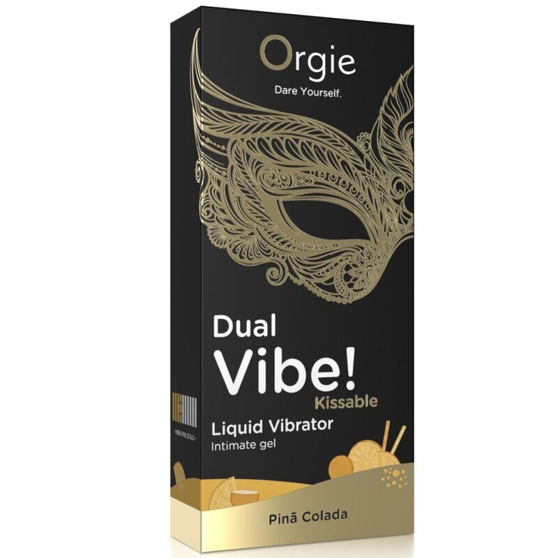 Orgie - dual vibe! piÑa colada kissable liquid vibrator 15 ml 2