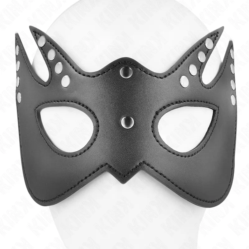 Kink - Bat Mask With Rivets 23 X 15 Cm