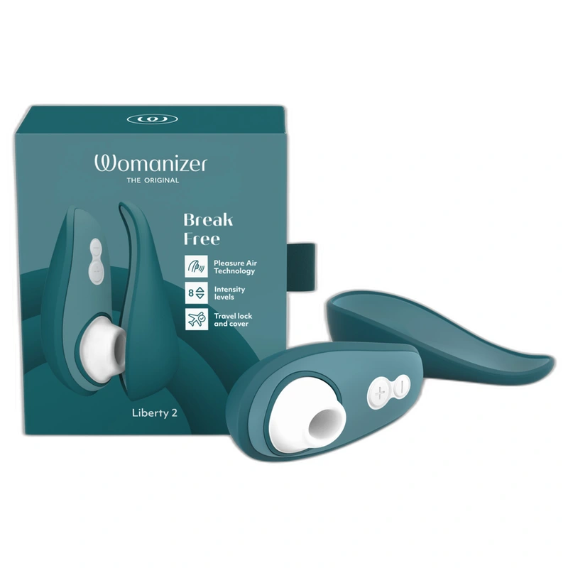 Womanizer - liberty 2 clitoris stimulator & suction blue 14