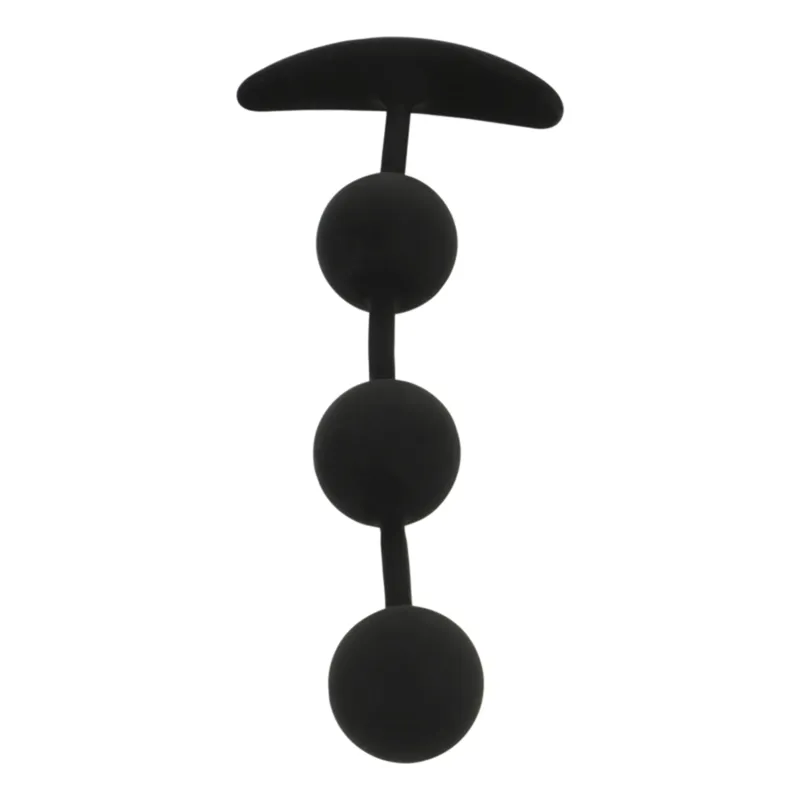 Black&Silver - Harry Anal Beads 14 Cm - Análne Guličky 3