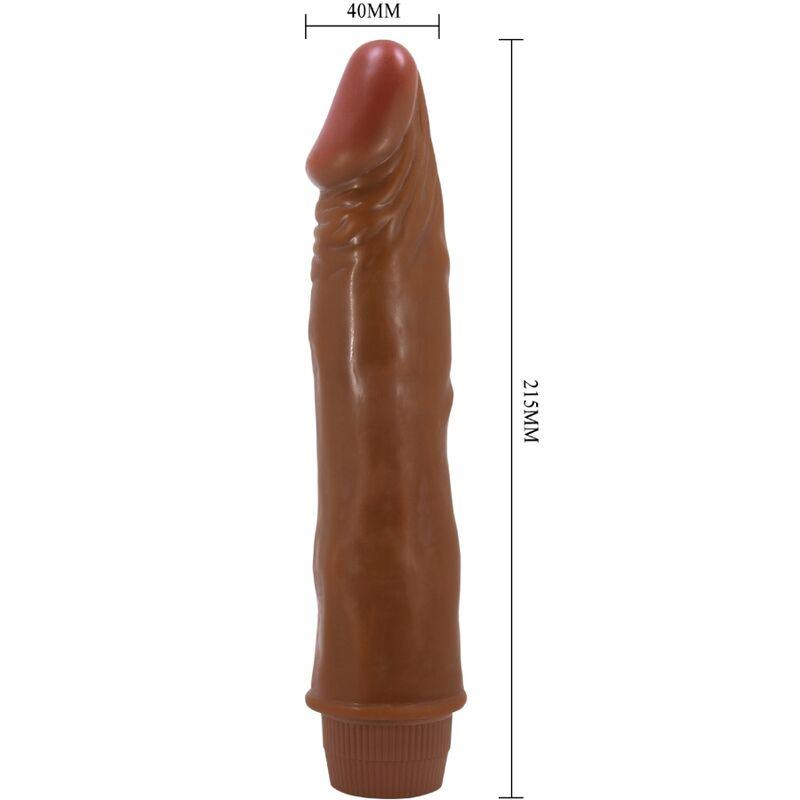 Baile - dwarf realistic vibrator 21 cm mulatto 3