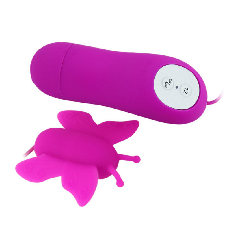 Baile - love eggs butterfly clitoris stimulator 12 speeds lilac remote control 1