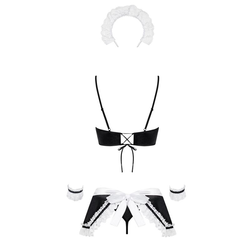 Obsessive - Maid Costume Black S/M