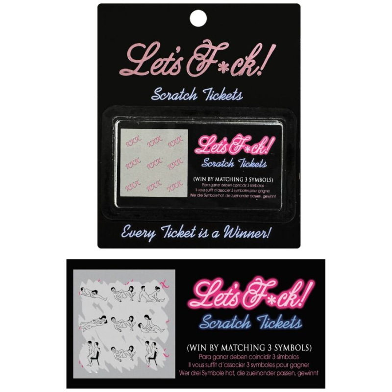Kheper games - let’s f*ck! scratch tickets