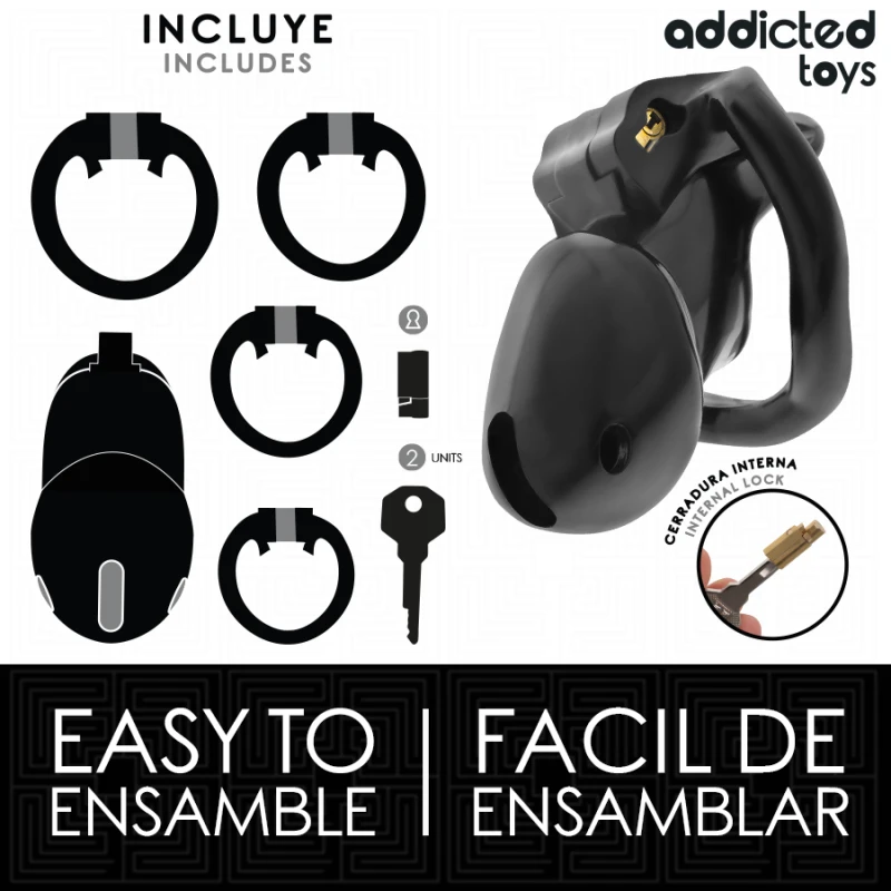 Addicted toys locked - mindnight cell penis cage size s 4.8 cm 3