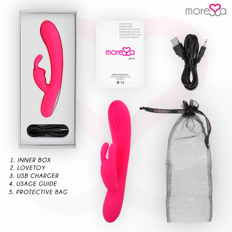 Amoressa Gino Premium Silicone Rechargeable 6