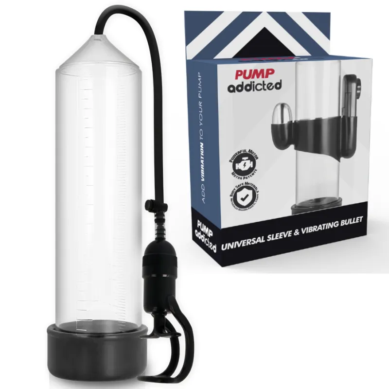 Pump Addicted Rx5 Transparent Vibrator - Pumpa Na Penis