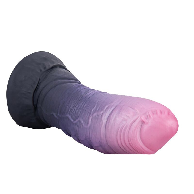Power monsters - dreadful fiend bicolor fantasy silicone dildo 24 cm Ø 6 cm 4