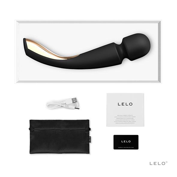Lelo - Smart Wand 2 Massager Medium Black - Masážna Hlavica 5