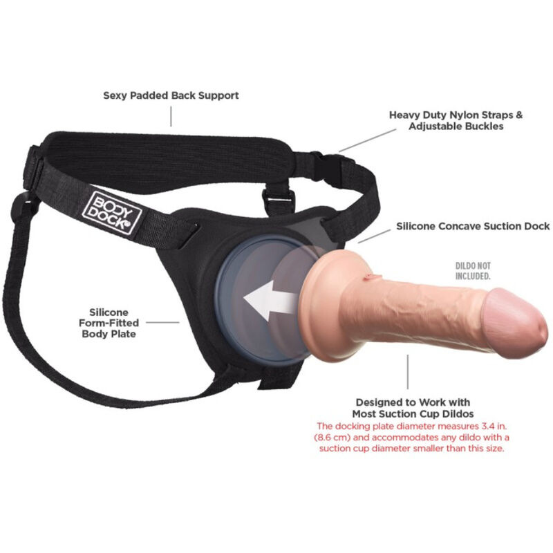 Pipedreams - body dock elite harness 4