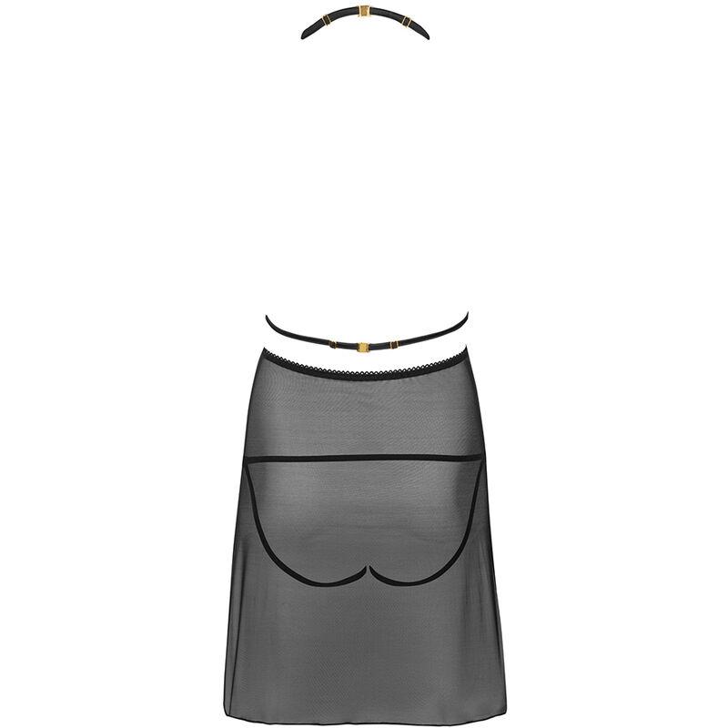 Livco Corsetti Fashion - Malviami Lc 90625 Shirt + Panty Black L/Xl