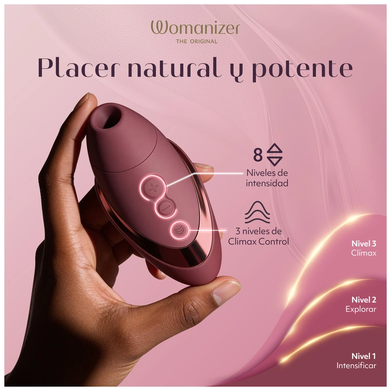 Womanizer - next liberty 3d pleasure air clitoral stimulator bordeaux 8