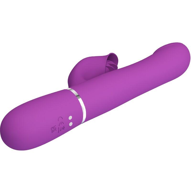 Pretty love - 4 in 1 multifunction vibrator & stimulator purple 2