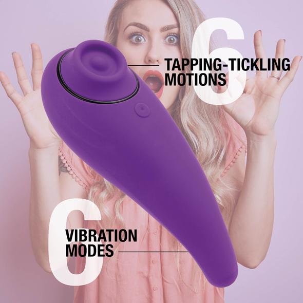 Feelztoys - Femmegasm Tapping & Tickling Vibrator Purple 12