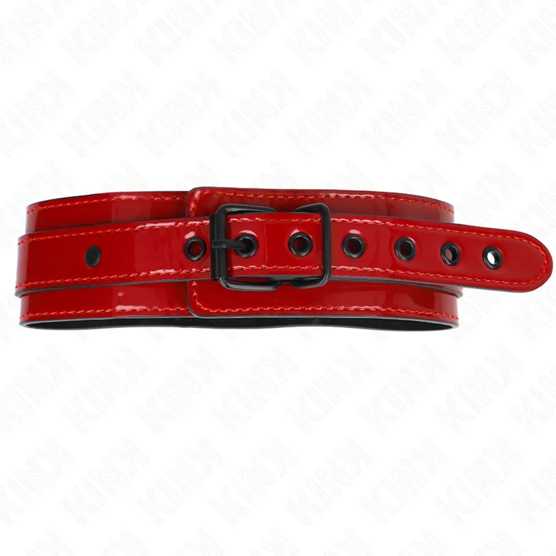 Kink - Wine Red Adjustable Necklace 37.5-49.5 Cm X 5 Cm 2