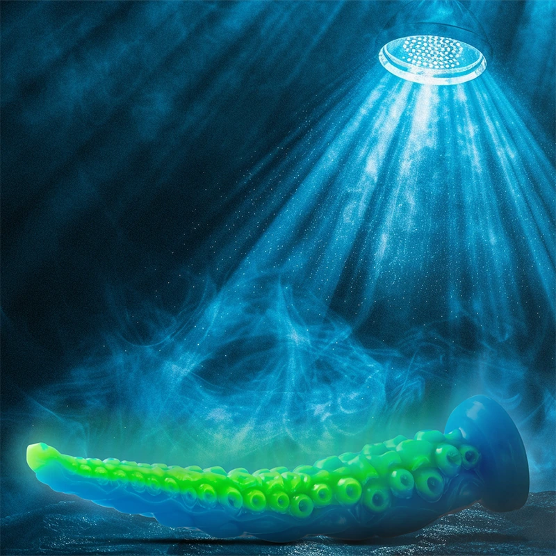 Epic - scylla fluorescent thin tentacle dildo small size 8