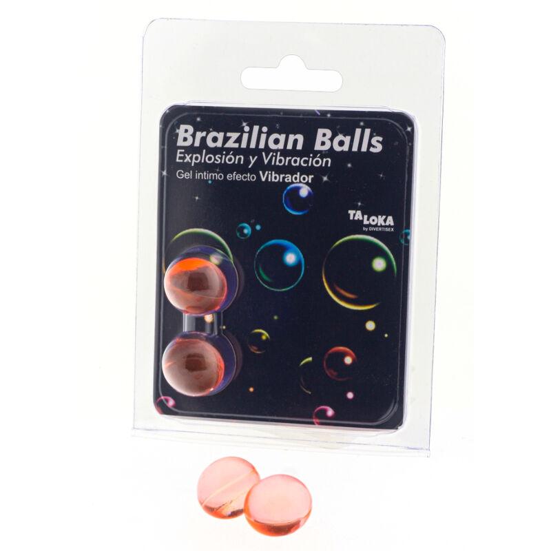 Taloka - 2 Brazilian Balls Vibrating Effect Exciting Gel