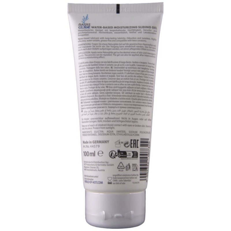 Hot - nature glide water based lubricant 100ml 1