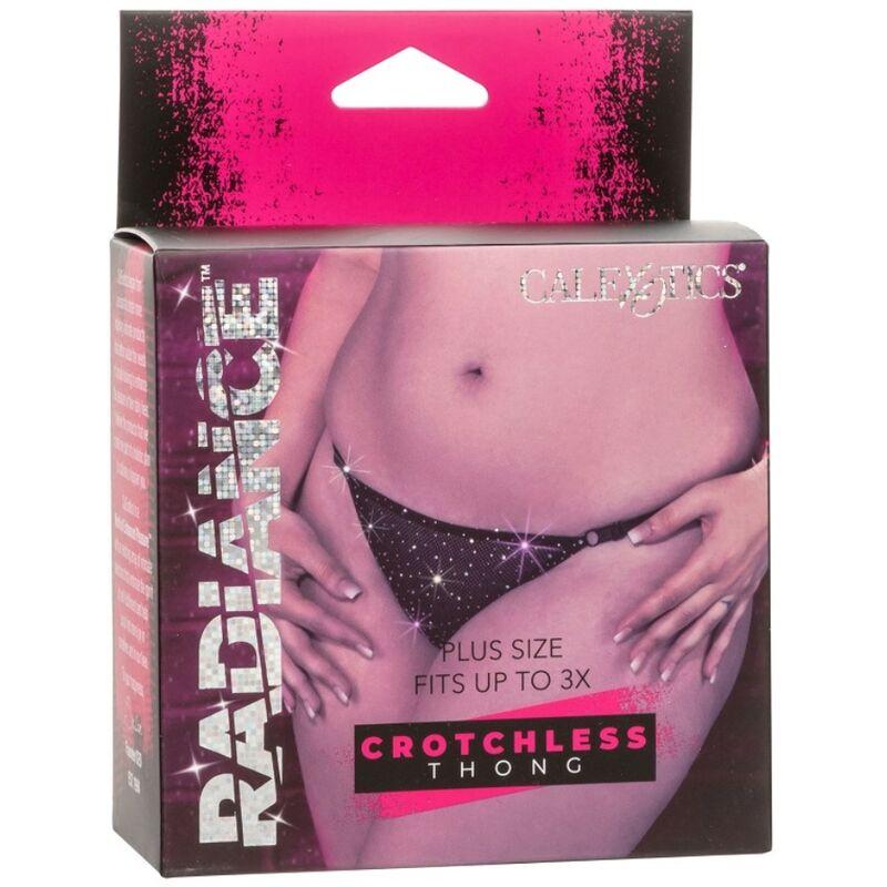 Radiance - Crotchless Thong Rhine Plus Size 3